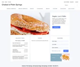 Chabadps.com(Chabad of Palm Springs & the Desert Communities) Screenshot
