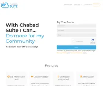 Chabadsuite.com(Chabad Suite) Screenshot