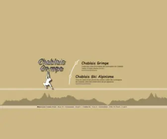 Chablais-Grimpe.com(Escalades dans les montagnes du Chablais) Screenshot