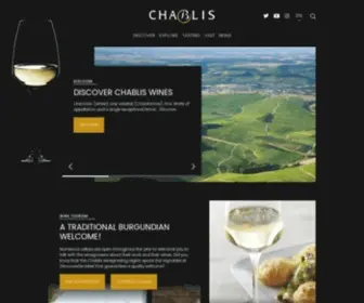Chablis-Wines.com(Home page of the Chablis wines website) Screenshot