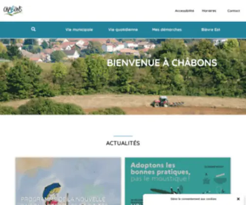 Chabons.fr(Ville de Chabons) Screenshot
