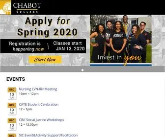 Chabotcollege.edu(Chabot College) Screenshot