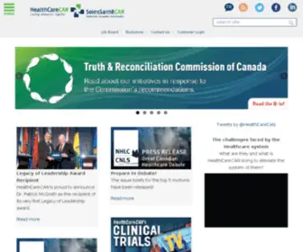 Cha.ca(The Canadian Healthcare Association) Screenshot