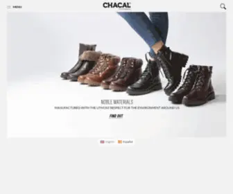 Chacalshoes.com(Chacal Home) Screenshot