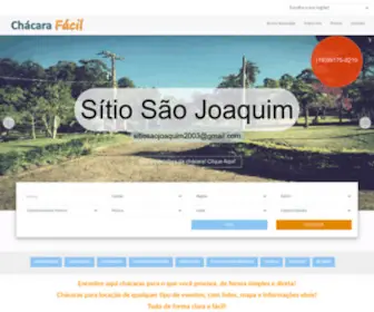 Chacarafacil.com(Chacarafacil) Screenshot
