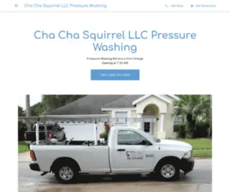 Chachasquirrel.us(Cha Cha Squirrel LLC Pressure Washing) Screenshot