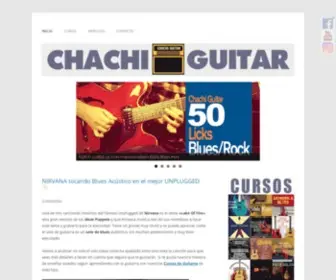 Chachiguitar.com(Chachi Guitar) Screenshot