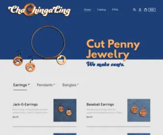 Chachingaling.com(Cut Penny Jewelry) Screenshot