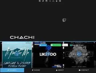 Chachiofficial.com(DJ Chachi) Screenshot