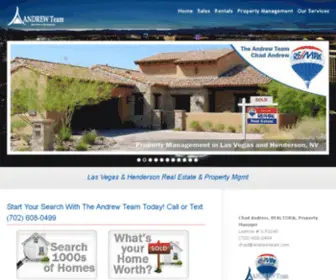 Chadandrew.com(Las Vegas real estate) Screenshot