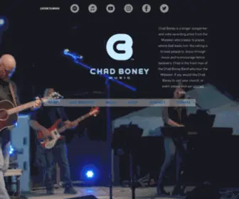 Chadboneymusic.com(Chad Boney Music) Screenshot