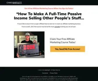 Chadbtraining.com(Affiliate Marketing Boss) Screenshot