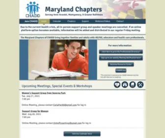 Chadd-MC.org(CHADD Greater Baltimore) Screenshot