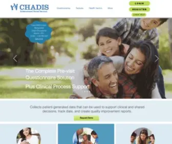 Chadis.com(CHADIS is a Clinical Process Quality Improvement System created by physicians for physicians) Screenshot