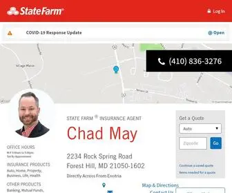 Chadmayins.com(Call (410)) Screenshot