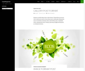Chadringstrom.com(Chad Ringström) Screenshot