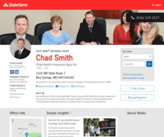 Chadsmith.biz(State Farm Insurance Agent Chad Smith in Blue Springs MO) Screenshot