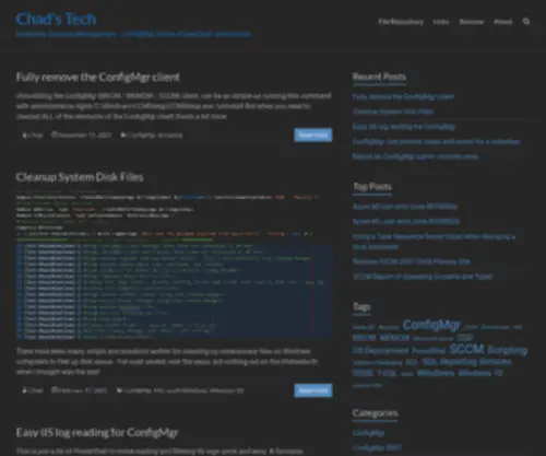 Chadstech.net(Chad's Tech) Screenshot