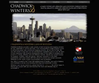 Chadwickwinters.com(Chadwick & Winters Land Surveying in Ballard) Screenshot