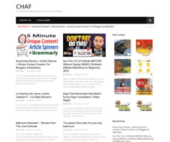 Chaf.org.au(Commercial Helicopters & Aircraft Foundation) Screenshot