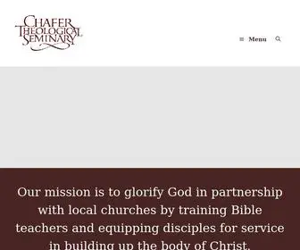 Chafer.edu(Chafer Theological Seminary) Screenshot