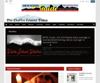 Chaffeecountytimes.com(The Chaffee County Times) Screenshot