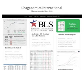 Chaganomics.com(Top 100 economic blog) Screenshot