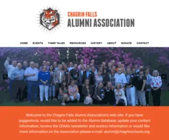 Chagrinalumni.org(Keeping Tiger Pride Alive) Screenshot