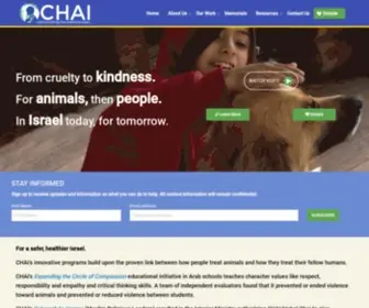 Chai-Online.org(Concern for Helping Animals in Israel (CHAI)) Screenshot