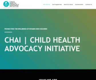 Chai.org.ng(Who We Are) Screenshot