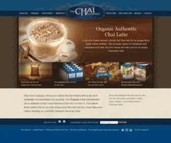 Chaico.com(The Chai Company The Best Chai Concentrate for making the Best Chai Latte) Screenshot