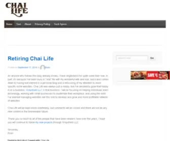 Chailife.com(Chai Life) Screenshot