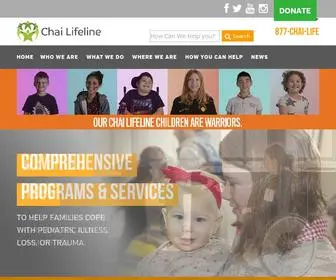 Chailifeline.org(Chai Lifeline) Screenshot