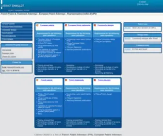 Chaillot.com(French and European attorneys for patents) Screenshot