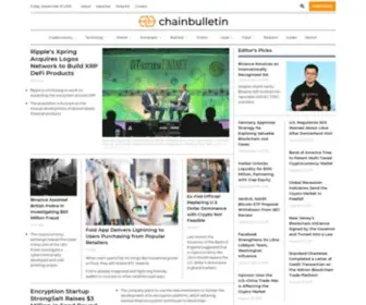 Chainbulletin.com(The Chain Bulletin) Screenshot