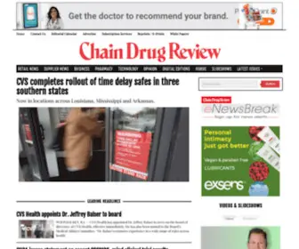 Chaindrugreview.com(Reporter for the Chain Drug Industry) Screenshot