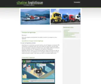 Chainelogistique.com(Chaïne logistique) Screenshot