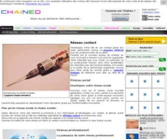 Chaineo.fr(Le réseau socio) Screenshot