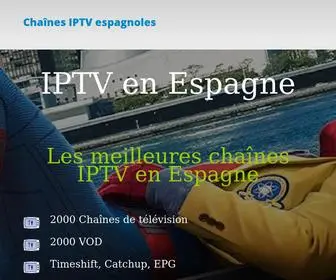 Chaines-Espagnoles.com(Chaînes IPTV espagnoles) Screenshot