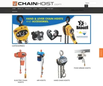 Chainhoist.com(CM Electric Chain Hoists) Screenshot