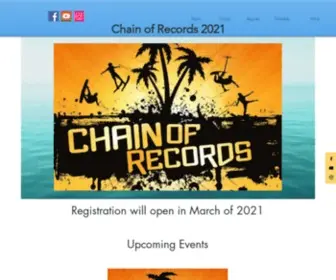 Chainofrecords.com(Chain of Records) Screenshot