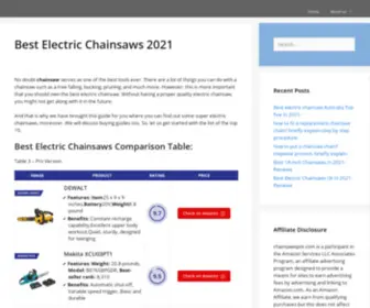 Chainsawspot.com(Best Electric Chainsaws 2021) Screenshot