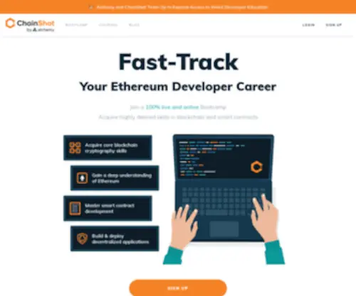 Chainshot.com(ChainShot) Screenshot
