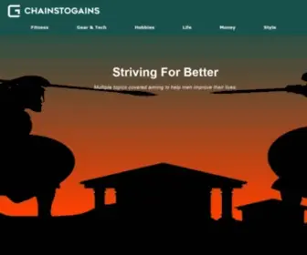 Chainstogains.com(Chains To Gains) Screenshot