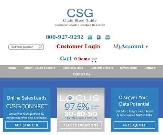 Chainstoreguide.com(Chain Store Guide) Screenshot