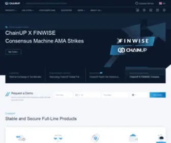 Chainup.com(Cryptocurrency Exchange Software) Screenshot