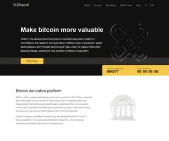 Chainx.org(Crypto Asset Gateway for Polkadot Ecosystem) Screenshot
