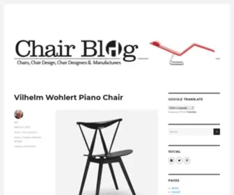 Chairblog.eu(Chair Design and Chair Designers) Screenshot
