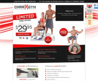 Chairgym.com(Chair Gym) Screenshot