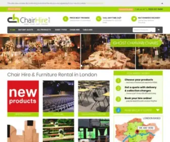 Chairhire.co.uk(Furniture Rental For Events In London) Screenshot